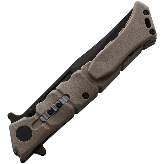 Cold Steel Medium Luzon Linerlock Knife With 8Cr13MoV Blade Dark Earth GFN Handle EDC by Cold Steel