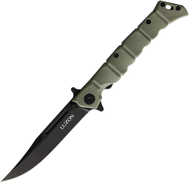 Cold Steel Medium Luzon Linerlock OD CS-20NQL-ODBK-BRK by Cold Steel