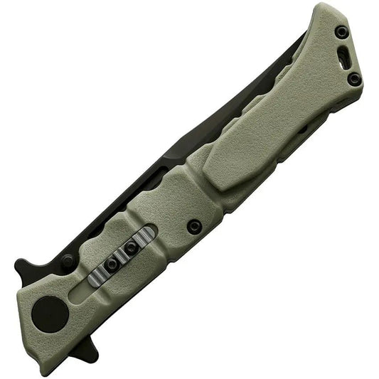Cold Steel Luzon Linerlock Folding Knife 8Cr13MoV Blade OD Green GFN Handle EDC by Cold Steel
