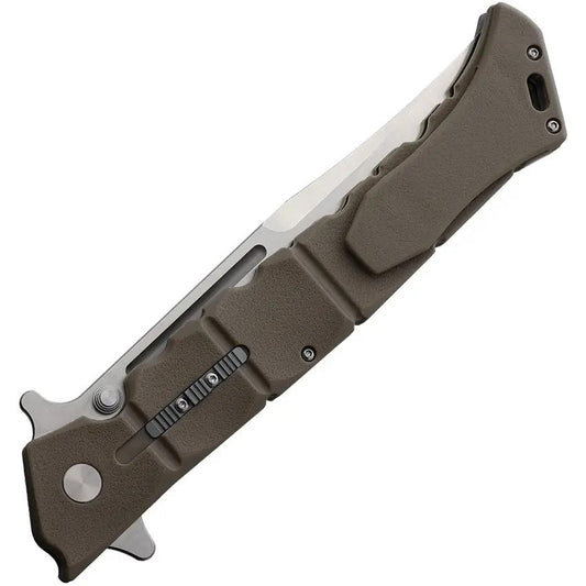 Cold Steel Luzon Linerlock Knife DE 6 Inch Satin Blade Extended Tang Lanyard Hole Outdoor EDC by Cold Steel