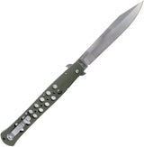 Cold Steel Ti-Lite Signature Linerlock Folding Knife S35VN 6 Inch Satin Blade G10 OD Green Handle For EDC Enthusiasts by Cold Steel