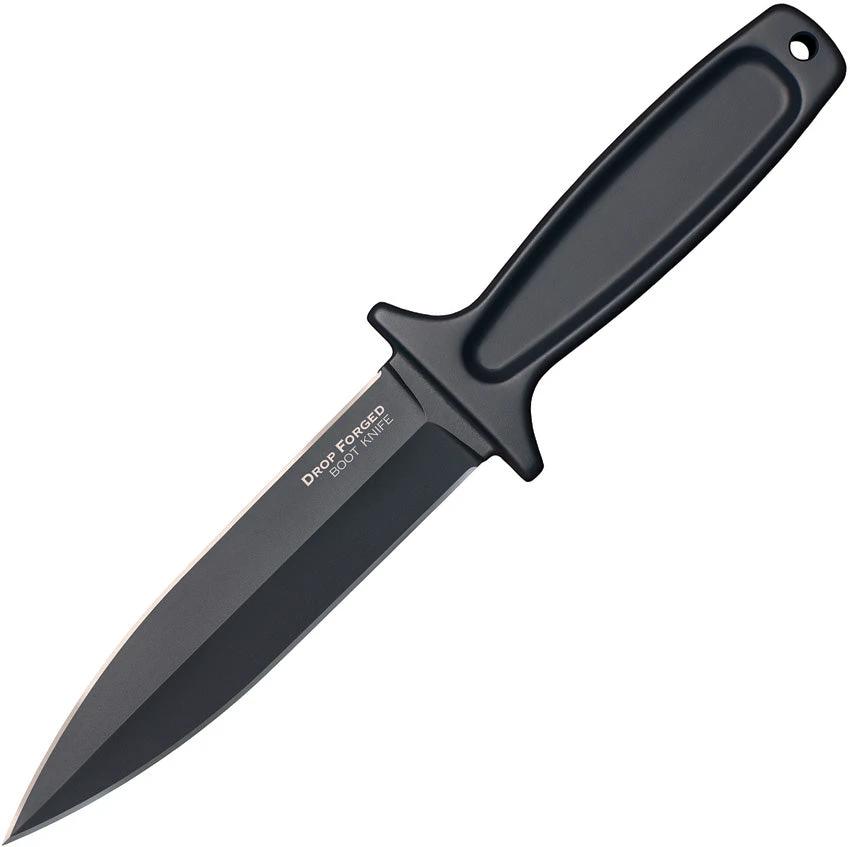 Cold Steel Drop Forged Boot Knife CS-36MB 9in 5in Double-Edge 52100 Blade Tactical Outdoor With Lanyard Hole And Sheath by Cold Steel