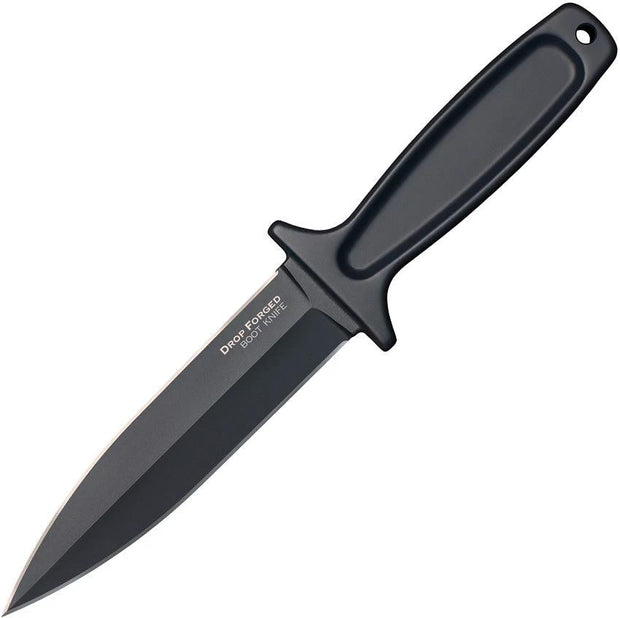 Cold Steel Drop Forged Boot Knife CS-36MB 9in 5in Double-Edge 52100 Blade Tactical Outdoor With Lanyard Hole And Sheath by Cold Steel