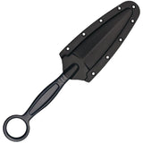 Cold Steel Battle Ring II Tactical Pros Drop Forged CS36MF 9in Overall 3.5in Blade Teflon Coated 52100 Steel Belt Sheath by Cold Steel