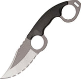 Cold Steel Double Agent II Neck Knife With 3 Inch Serrated AUS 8A Blade Tang Grivory Handle Sheath For Tactical EDC by Cold Steel