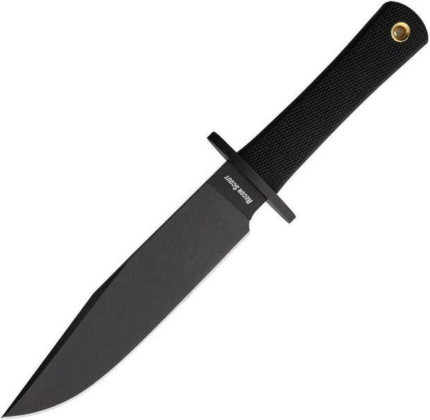 Cold Steel Recon Scout Knife 7.5 Inch 52100 High Carbon Steel Black Kray Ex Handle Rugged Outdoor Survivalists by Cold Steel