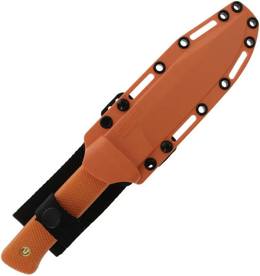 Cold Steel SRK Fixed Blade Knife With Orange Kray-Ex Handle 6-Inch SK5 Blade Lanyard Hole Survivalists by Cold Steel