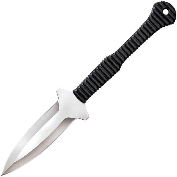 Cold Steel Hide Out CS49NDE Dagger Dual Edge AUS8A Full Tang With KrayEx Handle SecureEx Sheath For Tactical Use by Cold Steel
