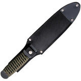 Cold Steel True Flight Thrower Throwing Knife 12in 1055HC Steel Black Cord Handle Belt Sheath For Outdoor Enthusiasts by Cold Steel