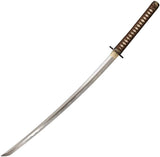 Cold Steel Mizutori Crane Katana Damascus Blade 1095HC Hamon Cord Wrapped Rayskin Handle For Collectors by Cold Steel