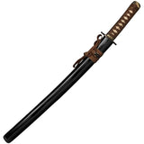 Cold Steel Mizutori Crane Wakazashi Damascus Blade 21-Inch Hamon Hand Wrapped Rayskin Handle For Collectors by Cold Steel