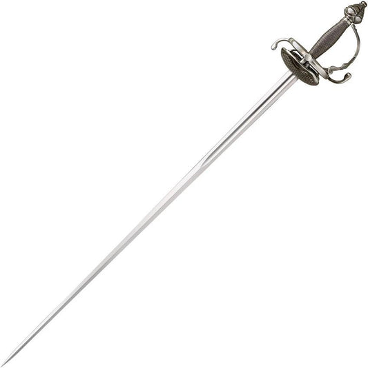 Cold Steel Cavalier Rapier CS-88FCR Premium Double-Edged Sword for Stage Combat, 36in Carbon Blade, Mirror Polish by Cold Steel