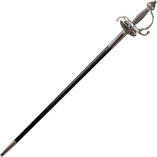 Cold Steel Cavalier Rapier CS-88FCR Premium Double-Edged Sword for Stage Combat, 36in Carbon Blade, Mirror Polish by Cold Steel