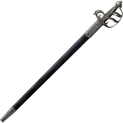 Cold Steel English Back Sword CS 88SEB 1055 Carbon Steel Blade With Antique Finish Leather Scabbard For Collectors by Cold Steel
