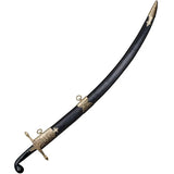 Cold Steel Shamshir Sword CS88STS 30.5In Premium Hard Tempered Carbon Steel With Horn Handle Brass Guard For Collectors by Cold Steel