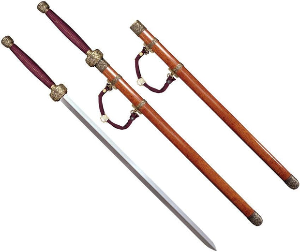 Cold Steel Two Handed Gim Sword CS-88THG With 1055HC Blade Brass Guard Cord Wrapped Handle Premium For Collectors by Cold Steel