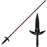 Cold Steel American Spontoon MAA Durable 1055HC Blade 10.5 Inch Spear With 3.25 Inch Wings Boxed For Collectors by Cold Steel