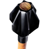 Cold Steel Six Flange Mace CS 90MA 21 Inch Wood Handle 6 Inch Black Coated Head For Tactical Enthusiasts by Cold Steel