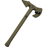 Cold Steel Trench Hawk 19In Rugged Tactical Hatchet With OD Green Handle And Wedge Spike SecureEx Sheath For Outdoorsmen by Cold Steel