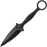 Cold Steel FGX Ring Dagger CS-92FR Self Defense Ring Dagger With Serrated 3.5 Inch Blade Black Griv Ex by Cold Steel