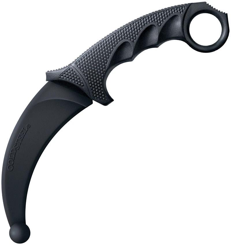 Cold Steel Karambit Trainer CS 92R49 Realistic Practice Knife With Finger Ring Santoprene Blade For Solo Drills by Cold Steel