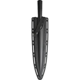 Cold Steel Assegai Long Shaft Spear With Sheath 81.5 Inch Carbon Steel Black Finish For Outdoor Survivalists by Cold Steel