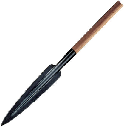 Cold Steel Assegai Long Shaft Spear With Sheath 81.5 Inch Carbon Steel Black Finish For Outdoor Survivalists by Cold Steel