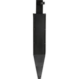 Cold Steel CS-97GMS Machete 18 Inch Double Edge 65Mn Blade Full Tang Cordura Belt Sheath Outdoor Survivalists by Cold Steel