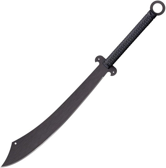 Cold Steel Chinese Sword Machete CS-97TCHS For Outdoor Enthusiasts - 24in 65Mn Blade, Full Tang, Rugged Matte Finish by Cold Steel