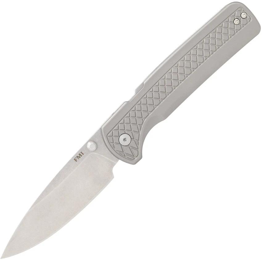 Cold Steel FM1 Atlas Lock Knife S35VN Drop Point Blade Titanium Stonewash Handle EDC by Cold Steel