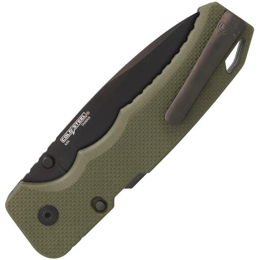 Cold Steel Swift III Atlas Lock Folding Knife Rugged OD Green G10 CPM M4 Drop Point for EDC Enthusiasts by Cold Steel
