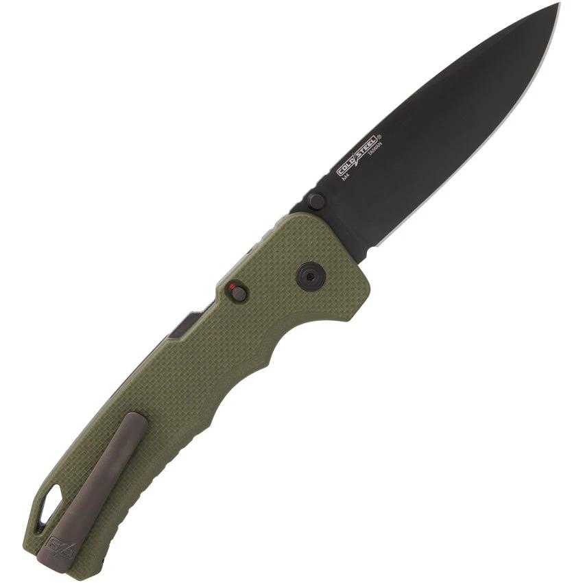 Cold Steel Swift III Atlas Lock Folding Knife Rugged OD Green G10 CPM M4 Drop Point for EDC Enthusiasts by Cold Steel