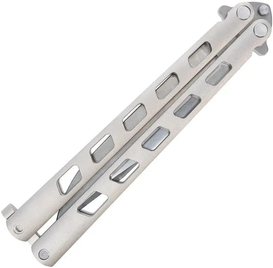 Cold Steel Arc Angel Premium Butterfly Knife Satin Clip Point Blade Aluminum Handle For Collectors by Cold Steel
