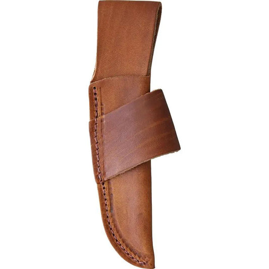 Iron Mountain Metal Craft Blacksmith Knife One Piece Construction With Twisted Handle And Leather Sheath by Iron Mountain Metal Craft
