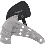 Cold Steel Throwing Axe Set 3 Pack Premium Durable Axes With Satin 420 Stainless Heads And Nylon Sheath For Outdoor Use by Cold Steel