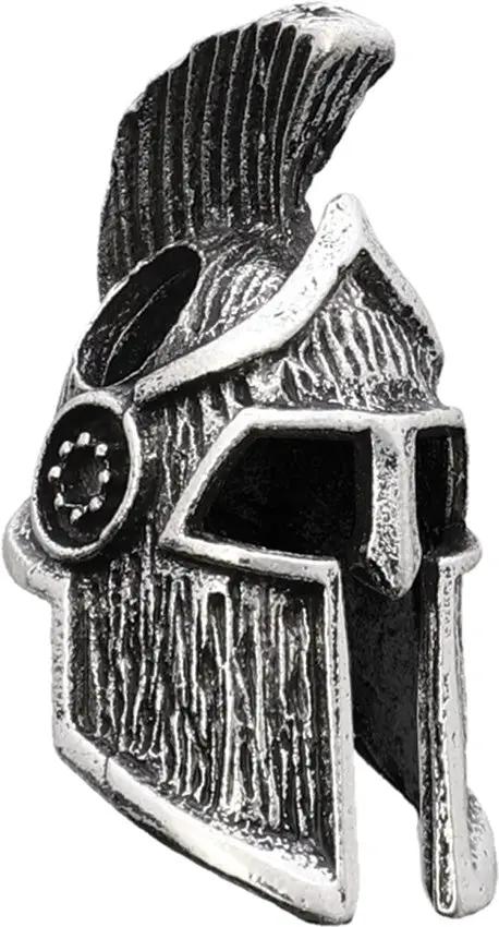 Coeburn Tool Spartan Helmet Bead Silver For 550 Paracord Survivalists Durable Metal Alloy CT092SB by Coeburn Tool