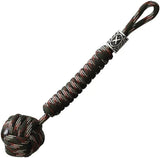Coeburn Monkey Fist Lanyard Camo Paracord With Viking Bead 4.25 Inch Length Outdoor Survival Gear by Coeburn Tool