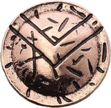 Coeburn Tool Spartan Shield Copper Bead 0.65in Fits 550 Paracord Single Hole Durable Copper Color Metal Alloy by Coeburn Tool
