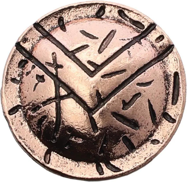 Coeburn Tool Spartan Shield Copper Bead 0.65in Fits 550 Paracord Single Hole Durable Copper Color Metal Alloy by Coeburn Tool
