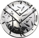 Coeburn Tool Spartan Shield Bead 0.65 Inch Silver Single Hole Fits 550 Paracord Survivalists by Coeburn Tool