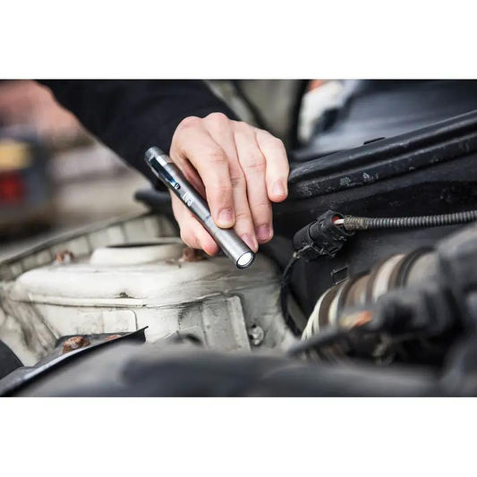 Caterpillar Pocket Pen Light 100 Lumen CT2210 Durable Aluminum Clip Water Resistant 3.5 Hour Runtime For Technicians by Caterpillar