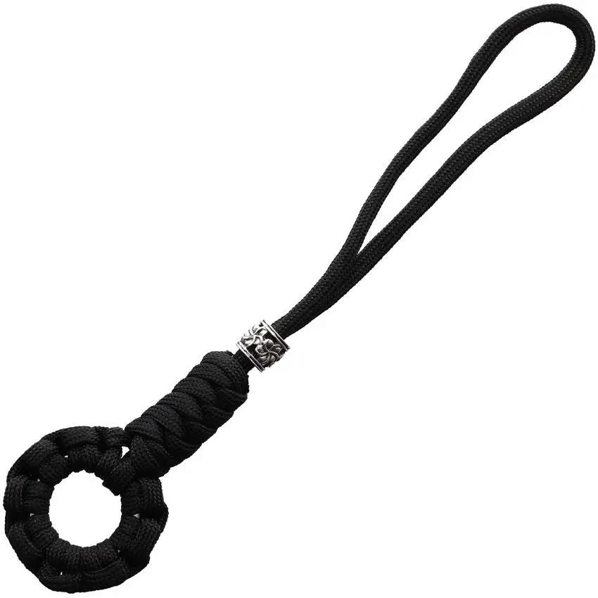Coeburn Paracord Lanyard With Ring 6 Inch Durable Cobra Knot Snake Knot Black For Outdoor Enthusiasts by Coeburn Tool