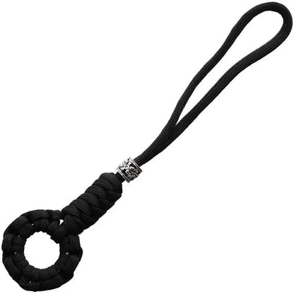 Coeburn Paracord Lanyard With Ring 6 Inch Durable Cobra Knot Snake Knot Black For Outdoor Enthusiasts by Coeburn Tool