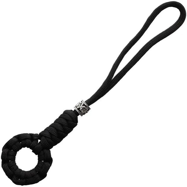 Coeburn Paracord Lanyard With Ring 6 Inch Durable Cobra Knot Snake Knot Black For Outdoor Enthusiasts by Coeburn Tool