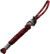 Coeburn Tool Durable Red Spartan Paracord Lanyard With Viking Bead Pattern 6.69in For Outdoor Enthusiasts by Coeburn Tool