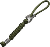 Coeburn Tool Spartan Paracord Lanyard For Outdoor Enthusiasts With Spartan Helmet Bead And Viking Accent Green by Coeburn Tool