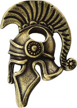 Coeburn Tool Brass Spartan Helmet Bead 1x0.9 Inches Fits 550 Paracord Durable Brass Accessory For Paracord Bracelets by Coeburn Tool