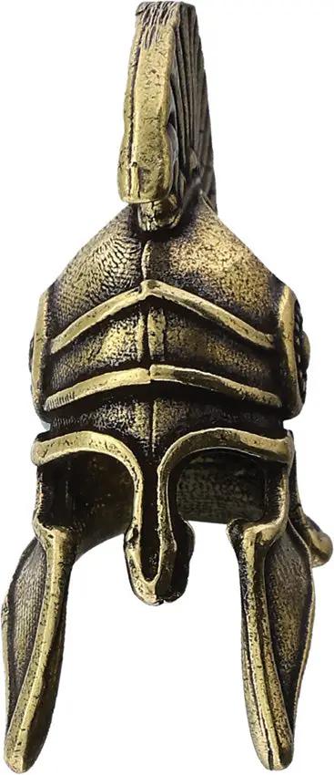 Coeburn Tool Brass Spartan Helmet Bead 1x0.9 Inches Fits 550 Paracord Durable Brass Accessory For Paracord Bracelets by Coeburn Tool