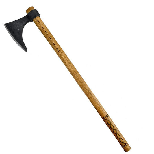 Condor Valhalla Battle Axe 30In Overall With 6In Cutting Edge 1065 Carbon Steel Head Hickory Handle Outdoor Adventurers by Condor