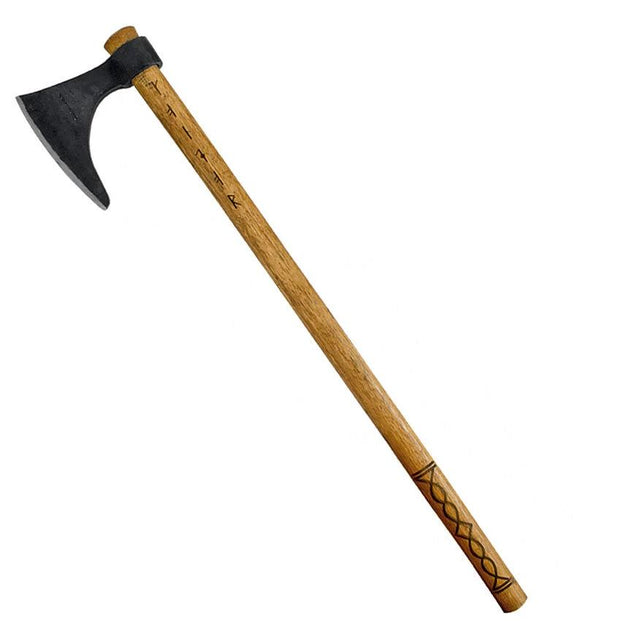 Condor Valhalla Battle Axe 30In Overall With 6In Cutting Edge 1065 Carbon Steel Head Hickory Handle Outdoor Adventurers by Condor